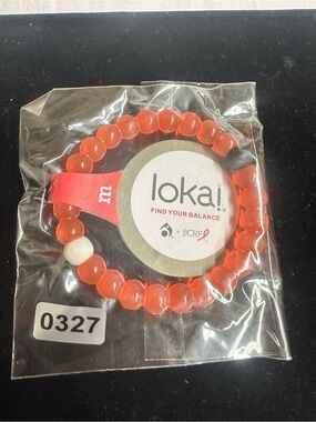 Lokai Kids Red Beaded Balance Bracelet with Signature Beads
